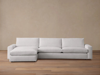 Kipton Wide Arm Two-Piece Chaise Sectional