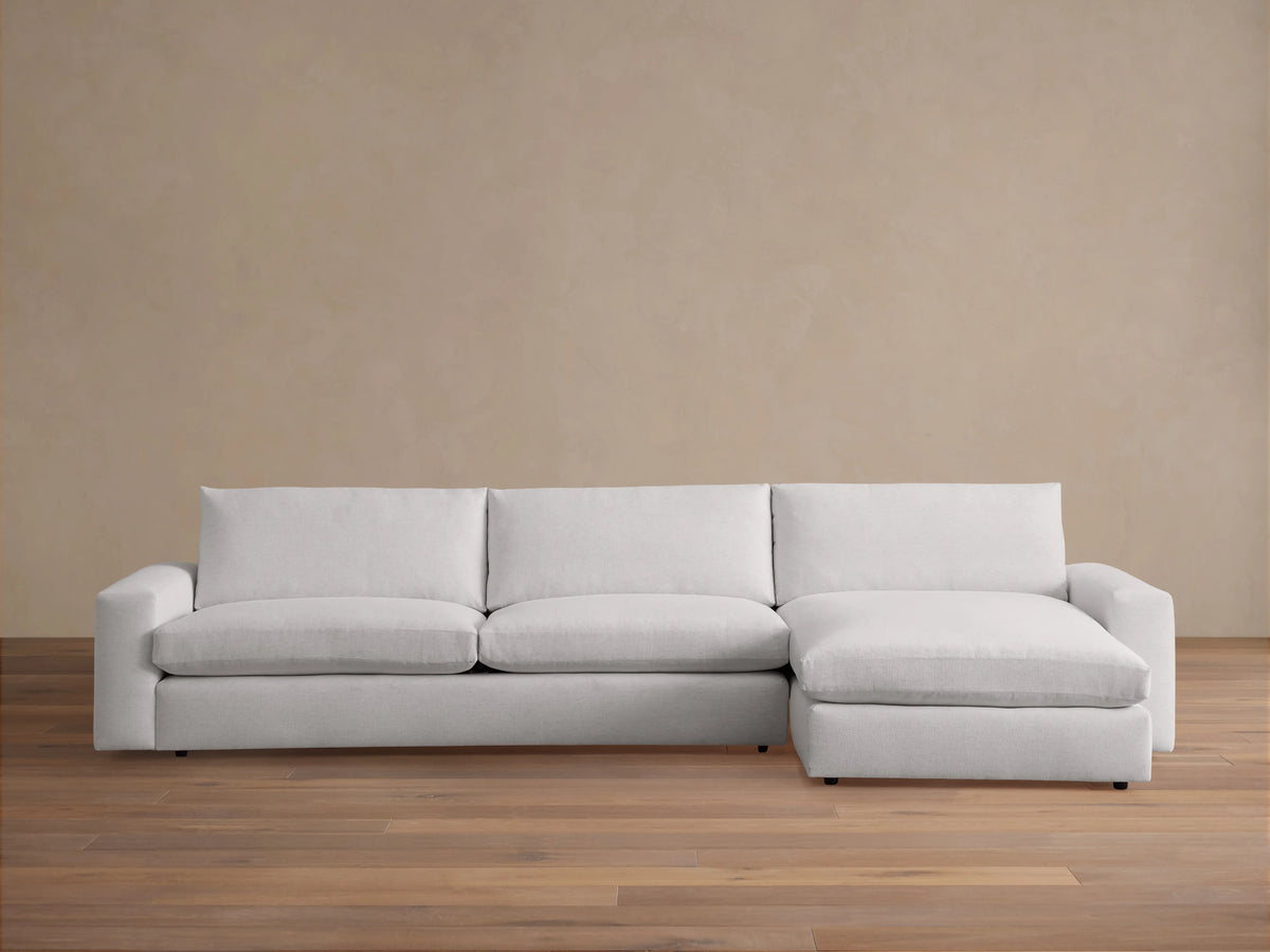 Kipton Wide Arm Two-Piece Chaise Sectional