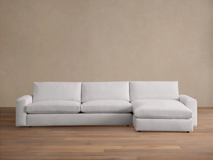 Kipton Wide Arm Two-Piece Chaise Sectional