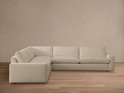 Kipton Wide Arm Three-Piece Corner Sectional