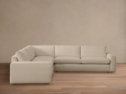 Kipton Wide Arm Three-Piece Corner Sectional