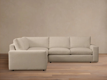 Kipton Wide Arm Three-Piece Corner Sectional