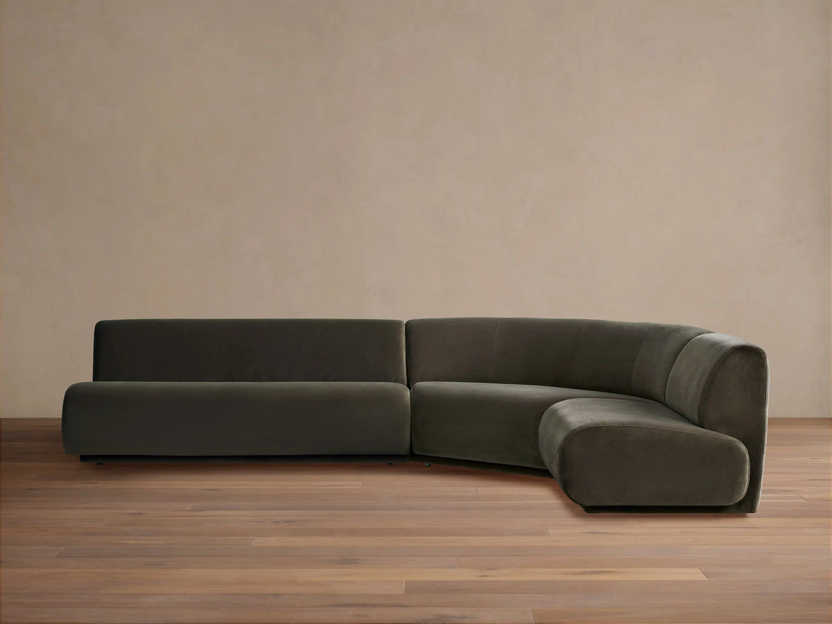Gianni Three-Piece Armless Sectional