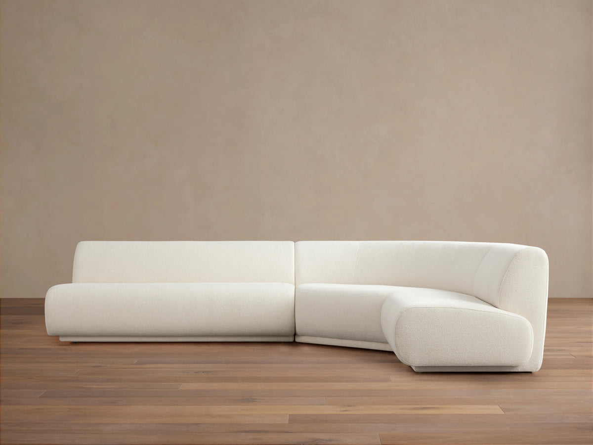 Gianni Three-Piece Armless Sectional
