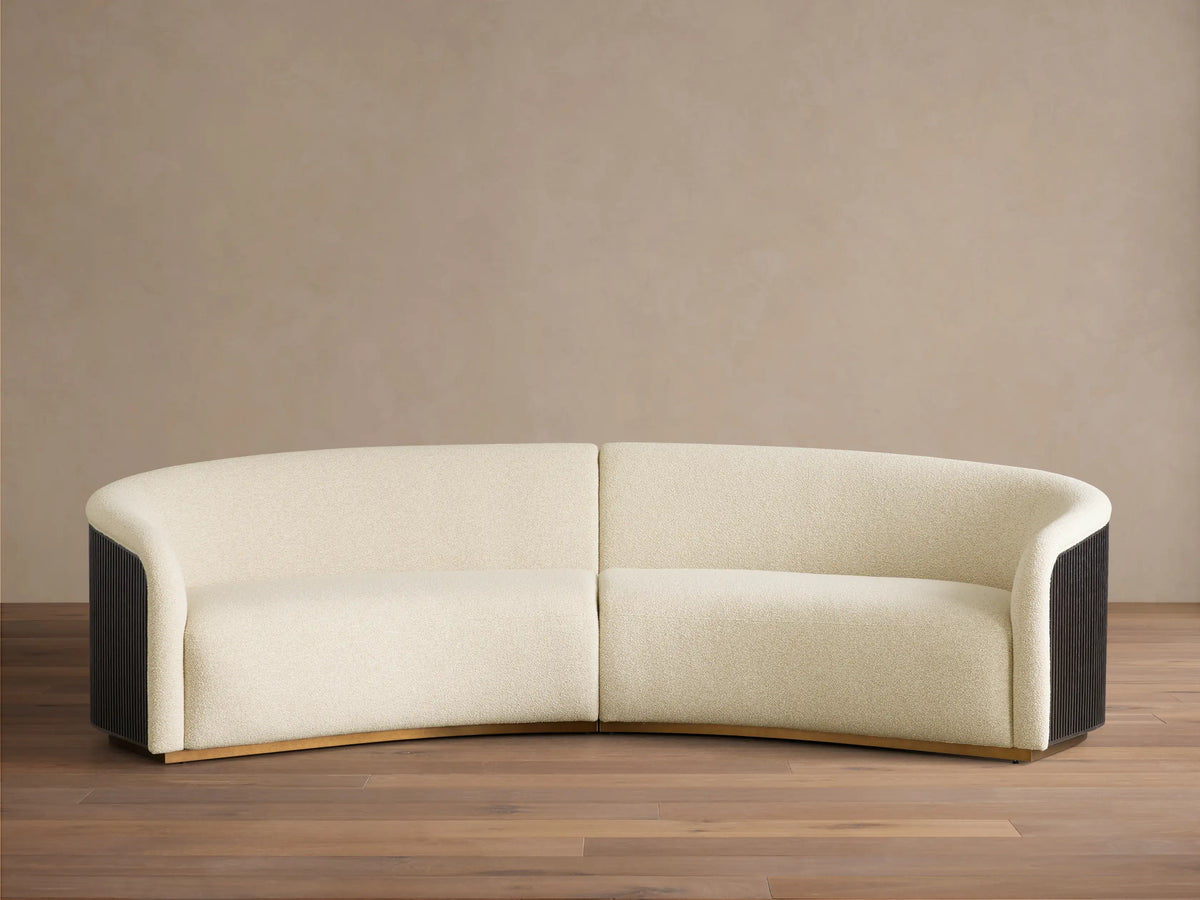 Finnley Two-Piece Curved Sectional