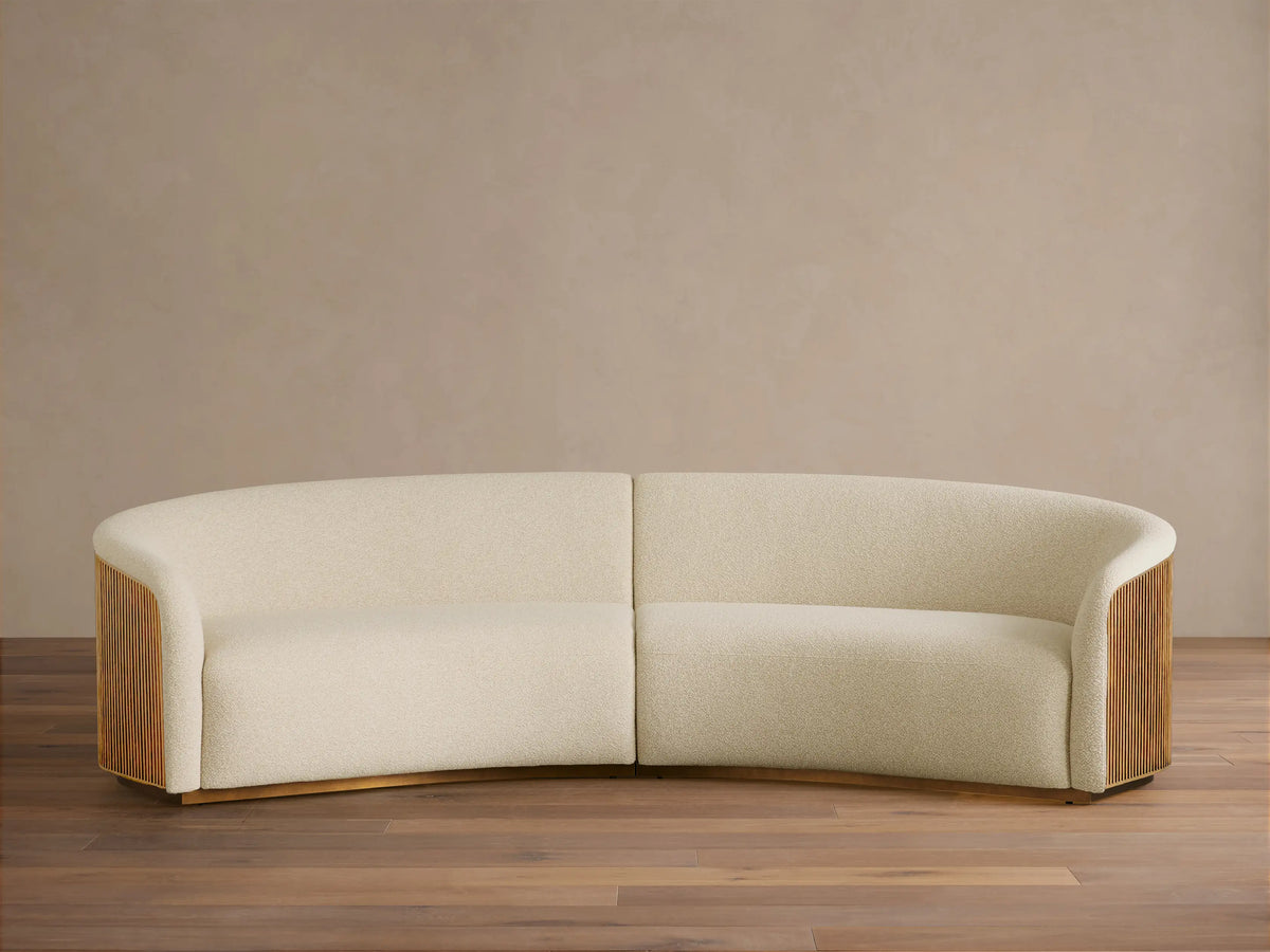 Finnley Two-Piece Curved Sectional