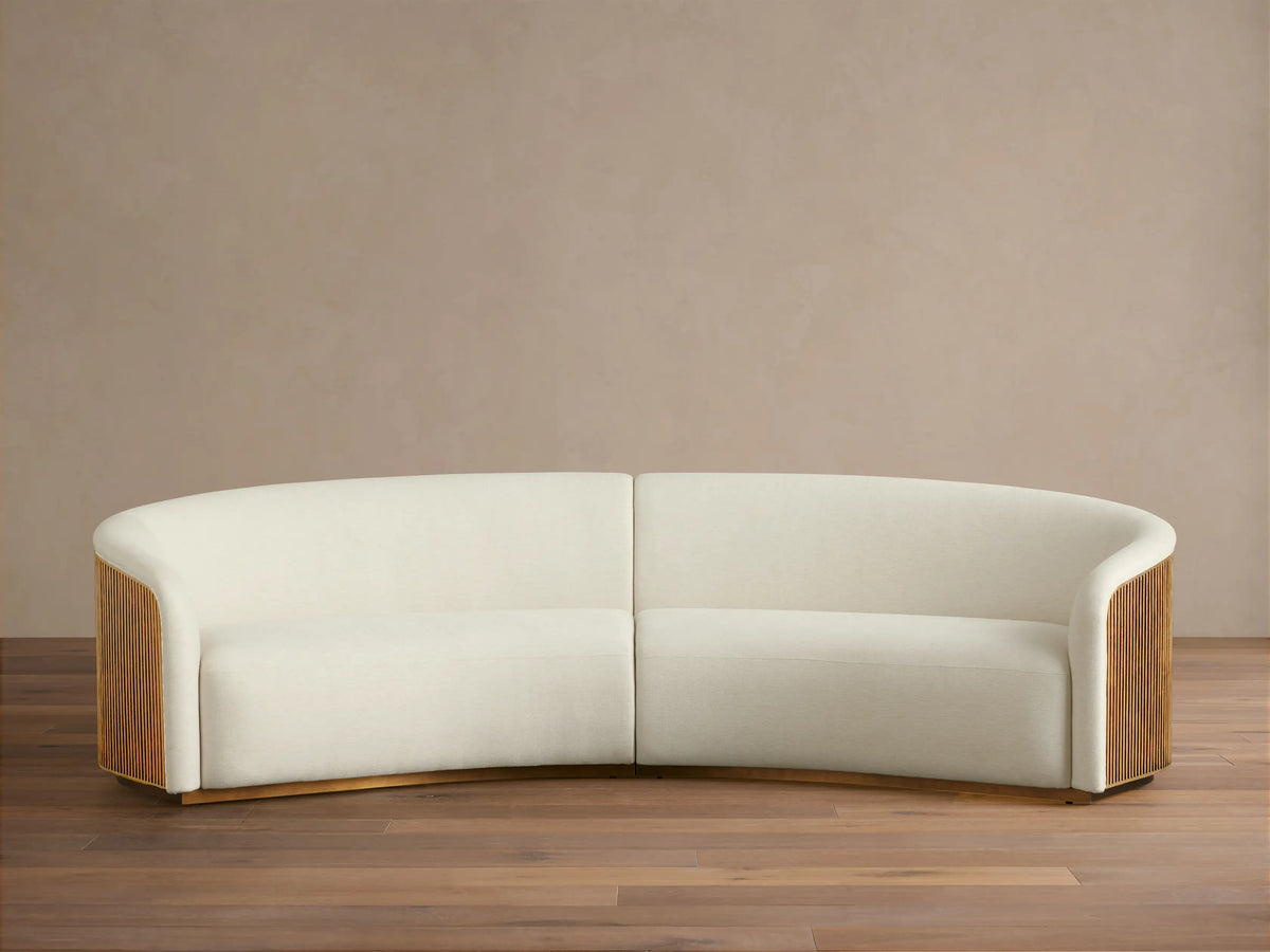 Finnley Two-Piece Curved Sectional