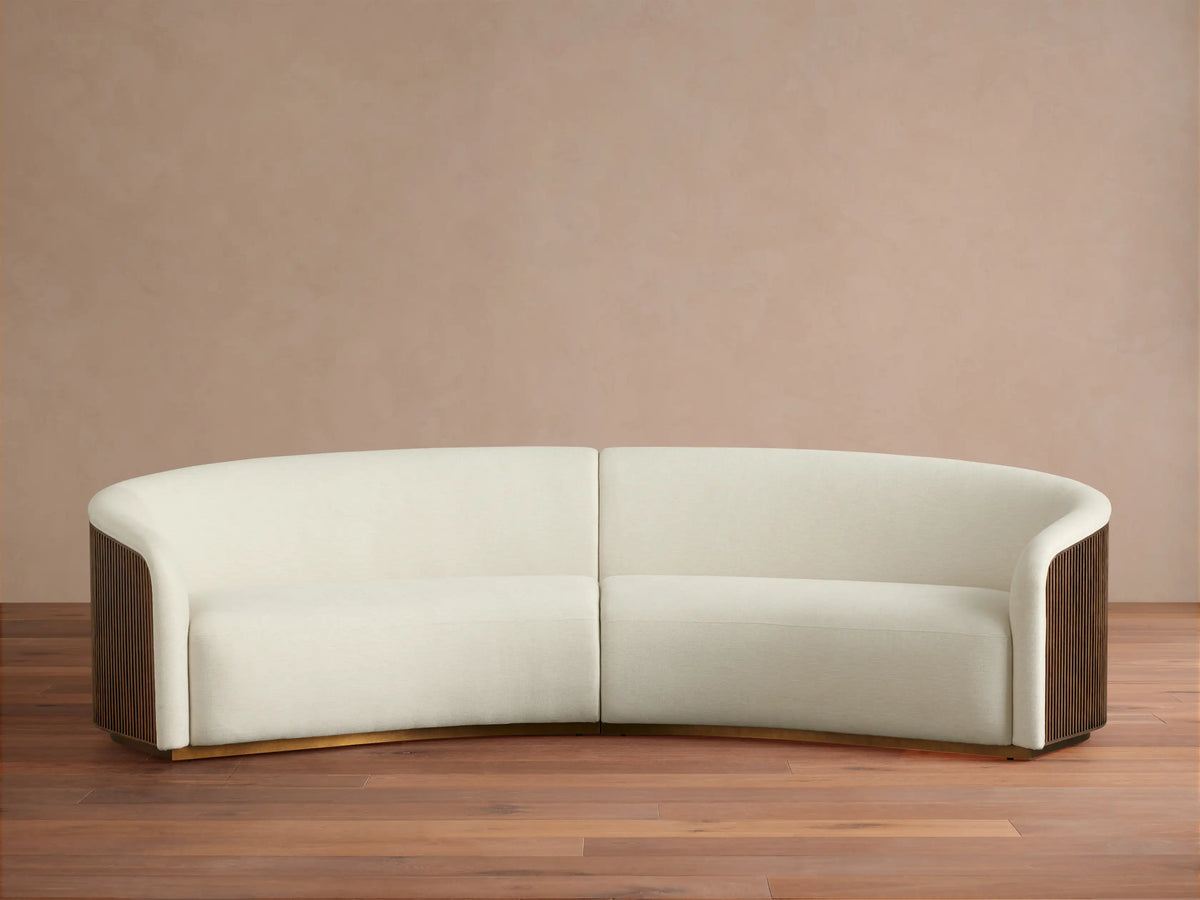 Finnley Two-Piece Curved Sectional