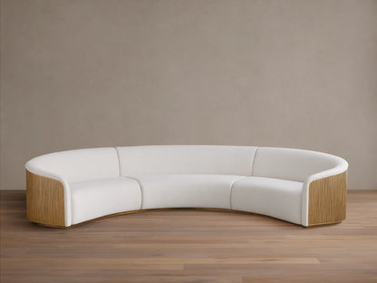 Finnley Three-Piece Curved Sectional