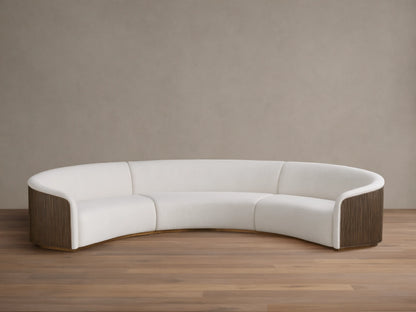 Finnley Three-Piece Curved Sectional