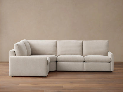 Kipton Slim Arm Four-Piece Motion Sectional