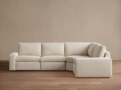 Kipton Wide Arm Four-Piece Motion Sectional