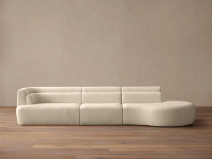 Lovina Three-Piece Bumper Sectional