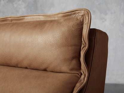 Image is not available for Rowland Leather 34"W High Back Armless Motion Recliner in Lanie Camel