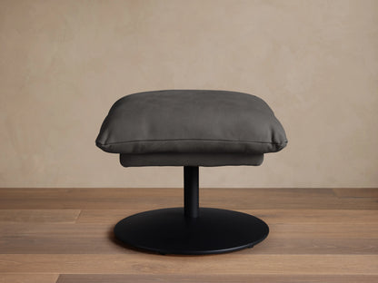 Deacon Leather Ottoman
