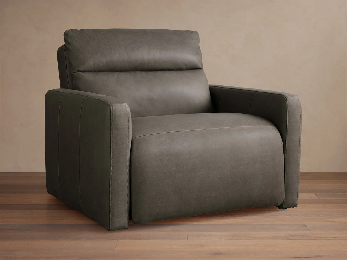 Rowland Tailored Leather High-Back Motion Recliner