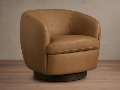 Cerrito Leather Swivel Chair