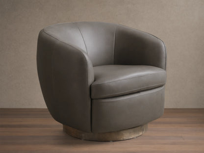 Cerrito Leather Swivel Chair