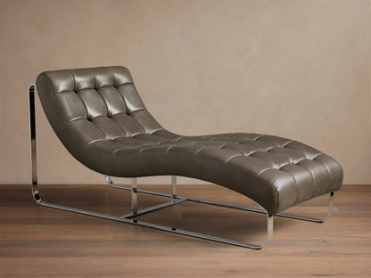 Callaway Leather Chaise