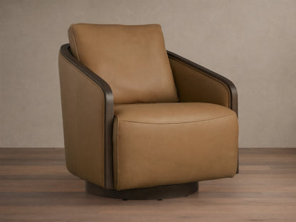 Pomona Leather Swivel Chair