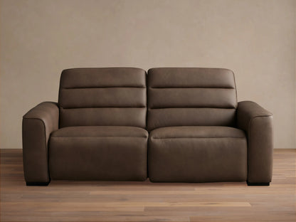 Borough Leather Two-Piece Motion Sofa