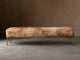 BLONDE BRINDLE HAIR ON HIDE/BRASS / 70"