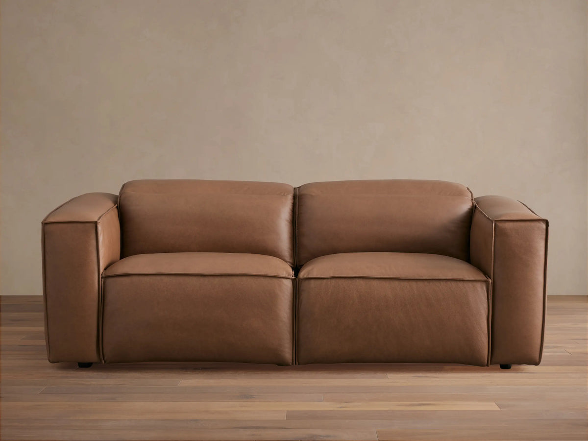Coburn Leather Two-Piece Motion Sofa