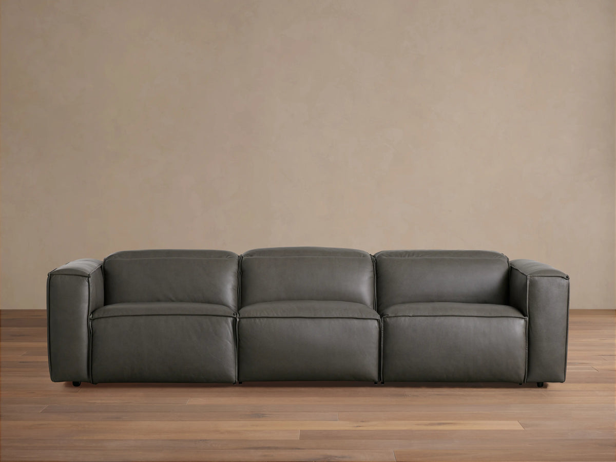 Coburn Leather Three-Piece Motion Sofa