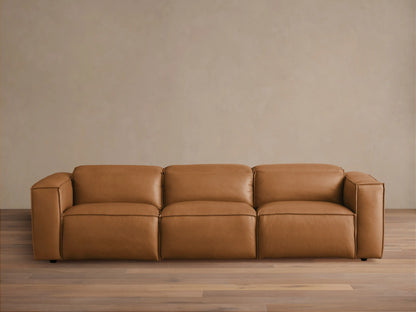 Coburn Leather Three-Piece Motion Sofa