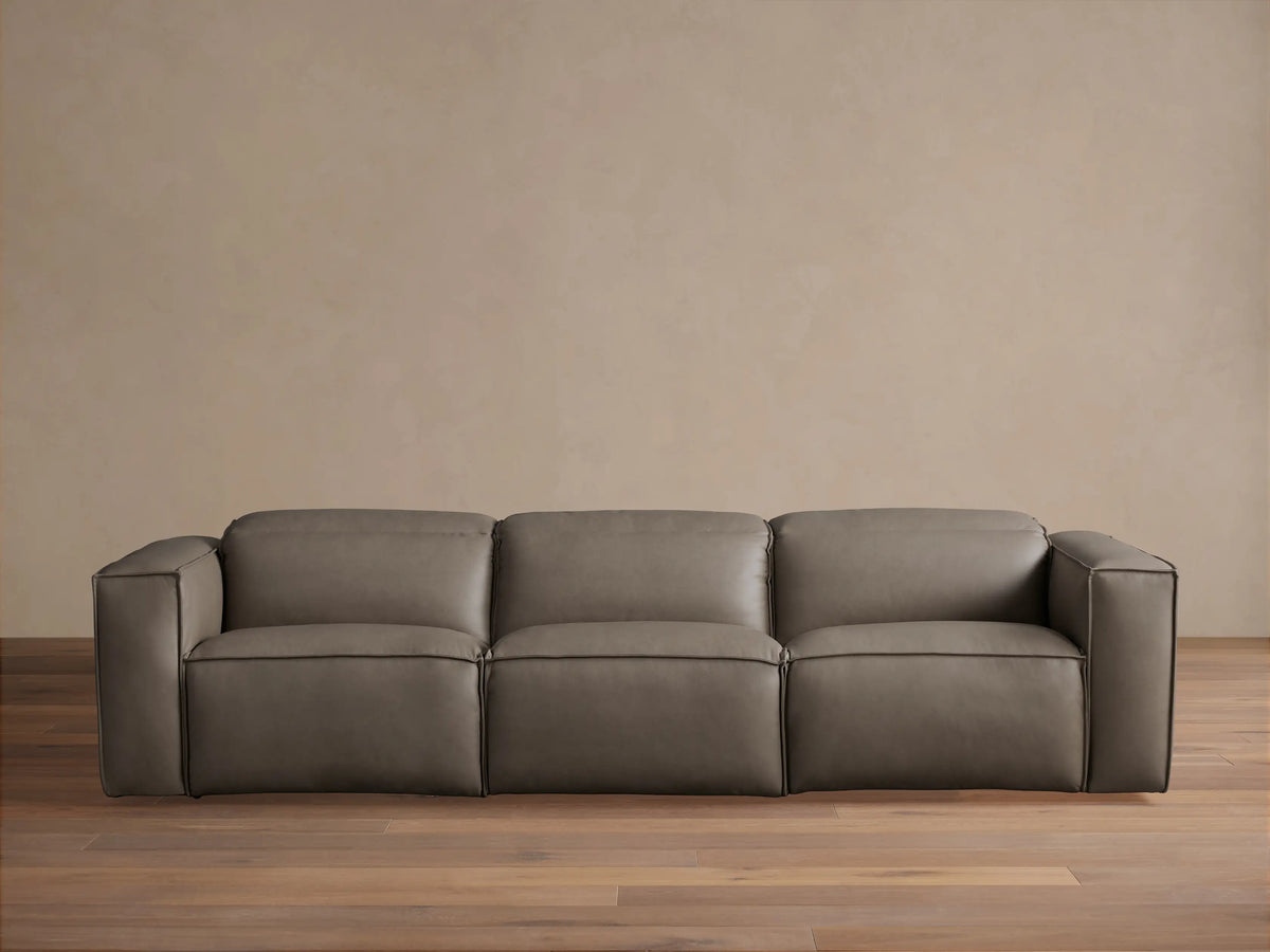Coburn Leather Three-Piece Motion Sofa