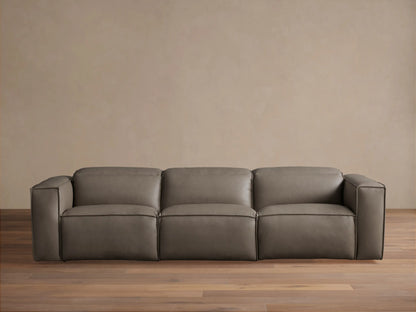 Coburn Leather Three-Piece Motion Sofa