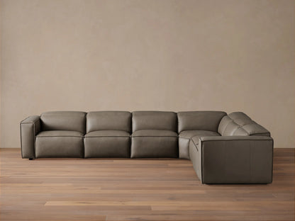 Coburn Leather Six Piece Motion Sectional