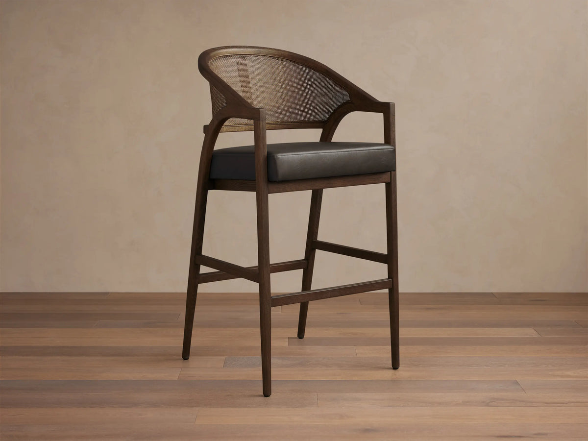 Aimee Faux Leather Stool