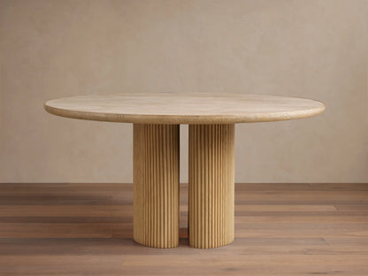 Astor Round Dining Table in Honey