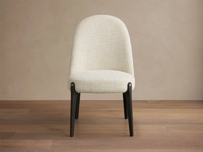 Bottoni Side Chair in Matilda Cashmere and Vesuvio Black (5 of 5)