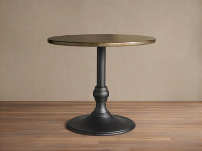 Recycled Metal Bistro Table with Wade Base
