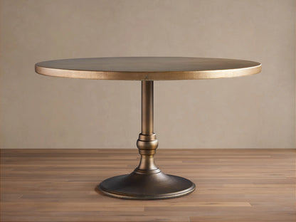 Recycled Metal Bistro Table with Wade Base