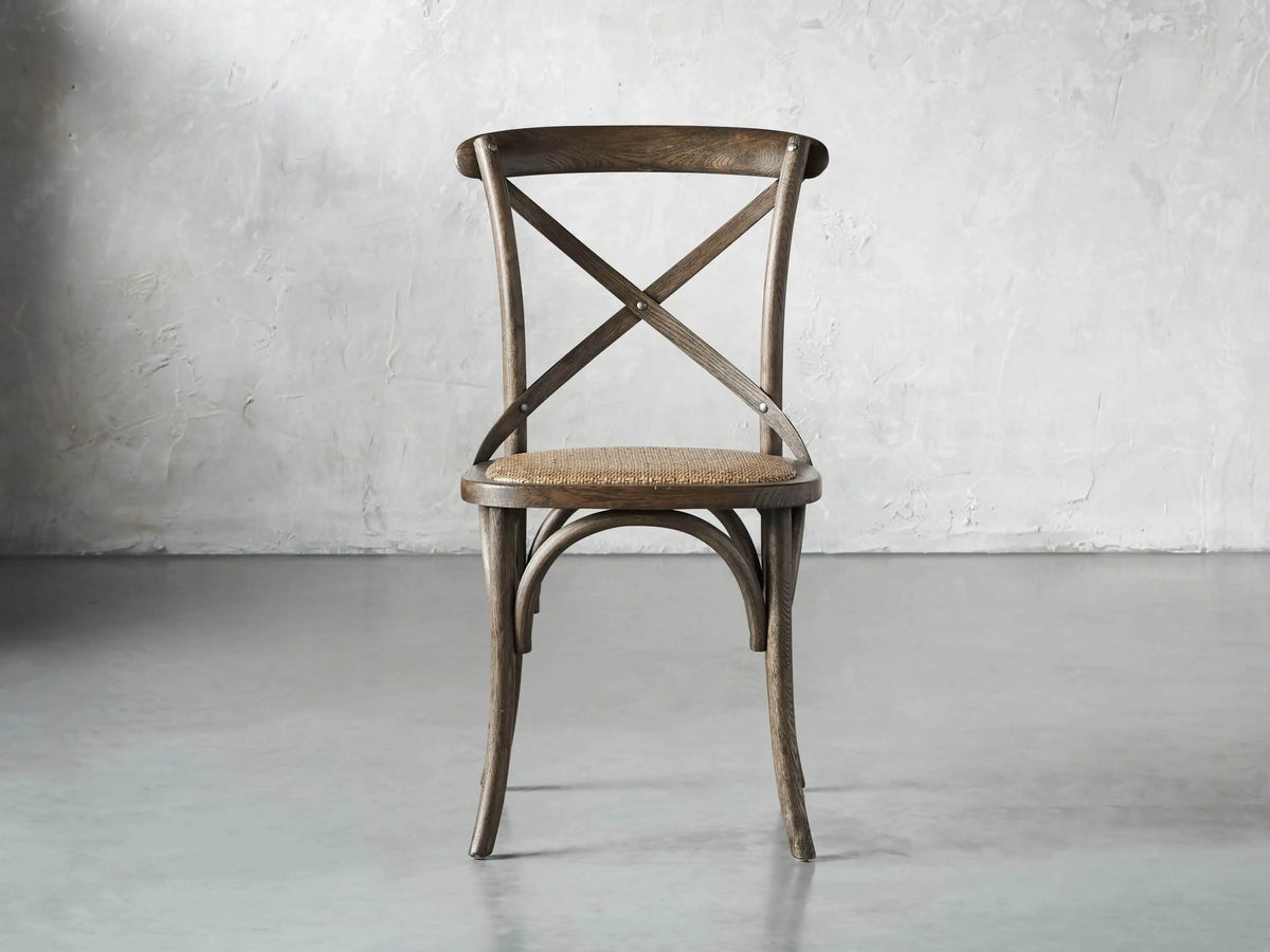 Cadence Dining Chair with Rattan Seat
