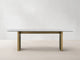 CARRARA MARBLE / ANTIQUE BRASS