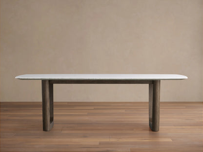 Saint Germain Stone Dining Table with Rennes Base