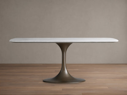Saint Germain Stone Dining Table with Launette Base