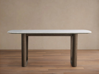 Saint Germain Stone Dining Table with Rennes Base