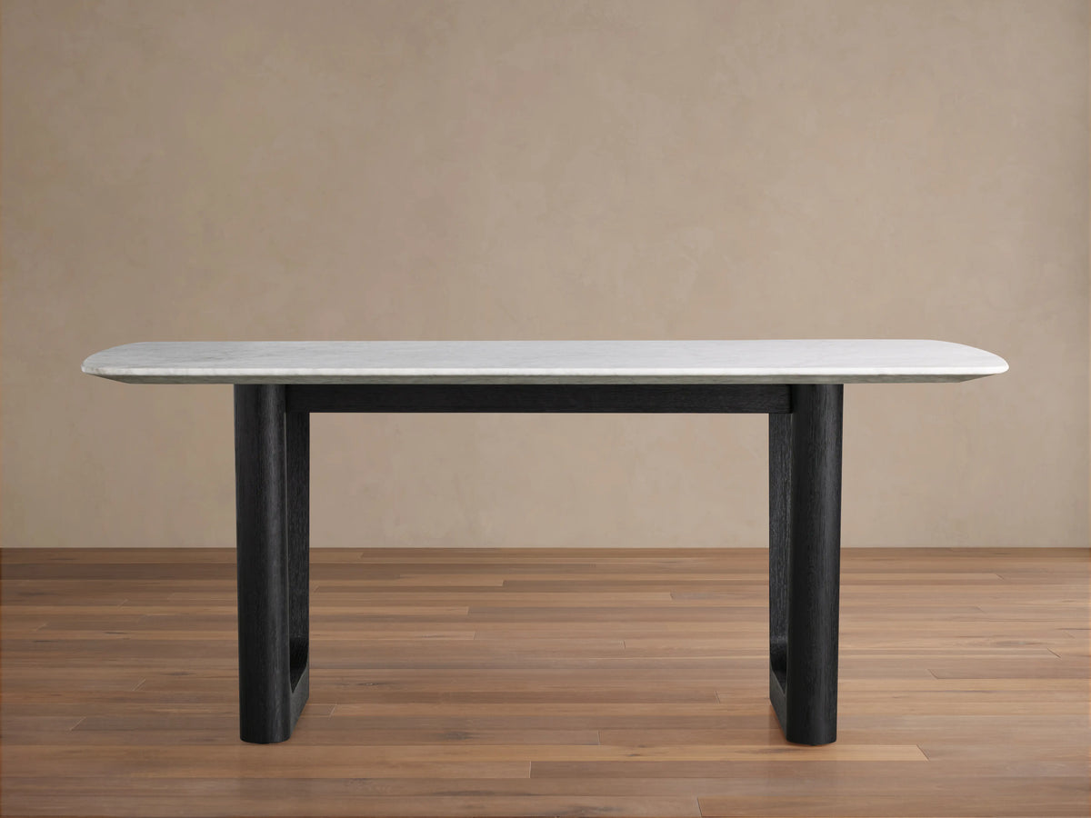 Saint Germain Stone Dining Table with Rennes Base