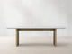 CARRARA MARBLE / ANTIQUE BRASS