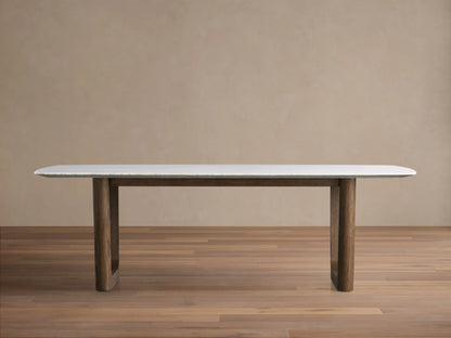 Saint Germain Stone Dining Table with Rennes Base