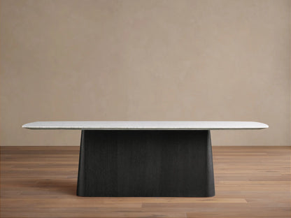 Saint Germain Stone Dining Table with Toulouse Base