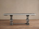 IVORY GREY & DARK RUST / 118"