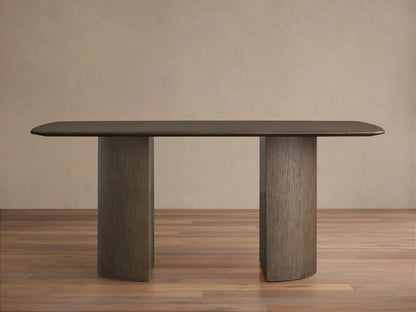 Saint Germain Wood Dining Table with Dauphine Base