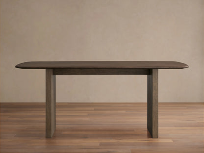 Saint Germain Wood Top Dining Table with Wood Clement Base