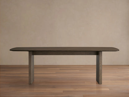 Saint Germain Wood Top Dining Table with Wood Clement Base